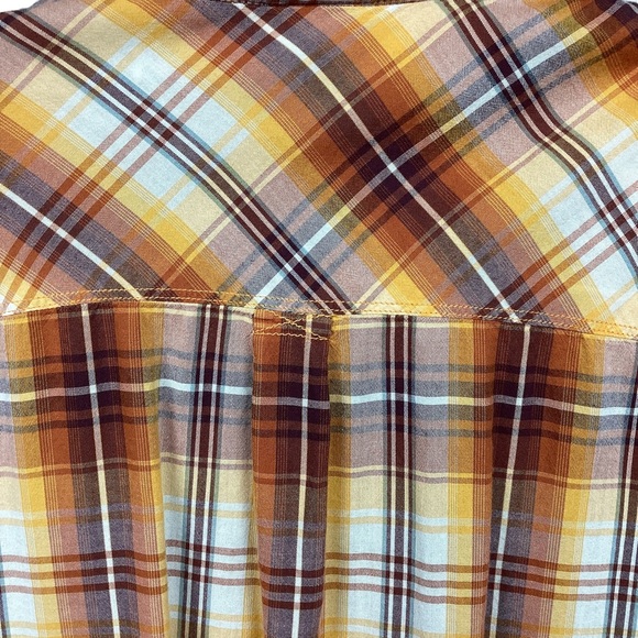 The North Face Distressed Fishing Shirt Plaid Western Cowboy - Picture 5 of 13